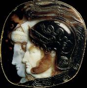 unknow artist Ptolemaus II. Phildelphus v. Egypt (to the right) and queen Arsinoe, his wife and sister Sweden oil painting artist